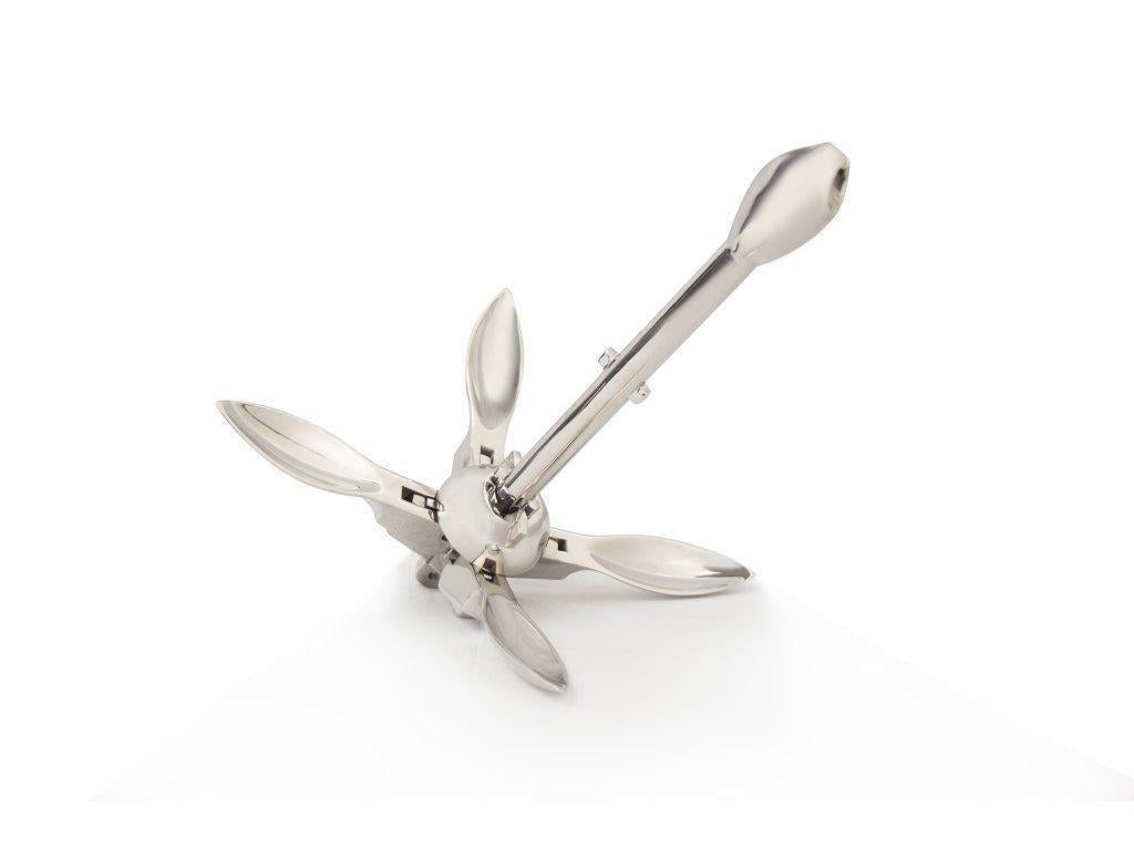 Folding Grapnel Anchor Stainless Steel 316 - 1.5 kg | 3.3 Lbs - Five Oceans-Canadian Marine &amp; Outdoor Equipment