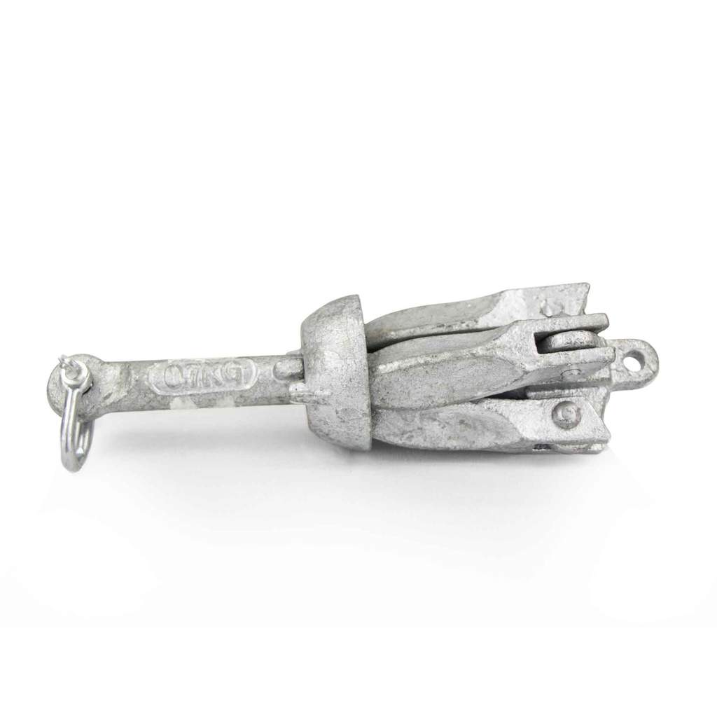 Folding Grapnel Anchors Galvanized Hot-Dipped - 1.5 lbs | 0.7 kg - Five Oceans-Canadian Marine &amp; Outdoor Equipment