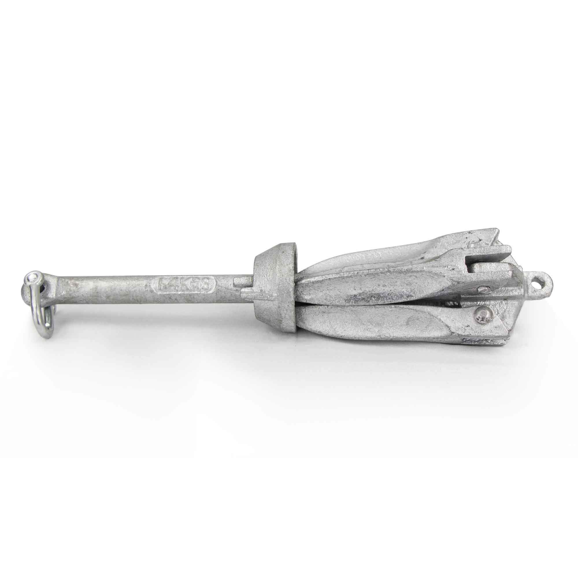 Folding Grapnel Anchors Galvanized Hot-Dipped - 3.1 lbs | 1.4 kg - Five Oceans-Canadian Marine &amp; Outdoor Equipment
