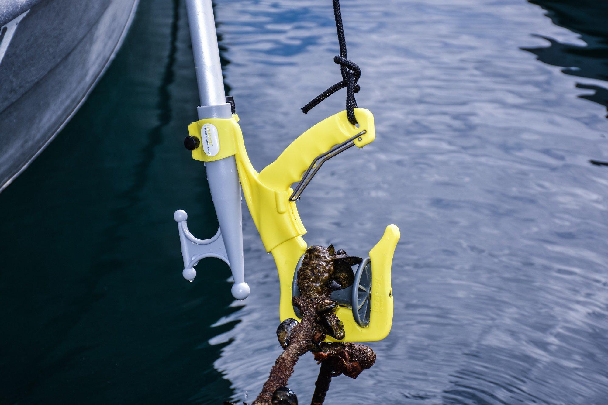 GHOOK European Made Rotating Mooring Hook for Clean and Fast Mooring Line Transfer-Canadian Marine &amp; Outdoor Equipment