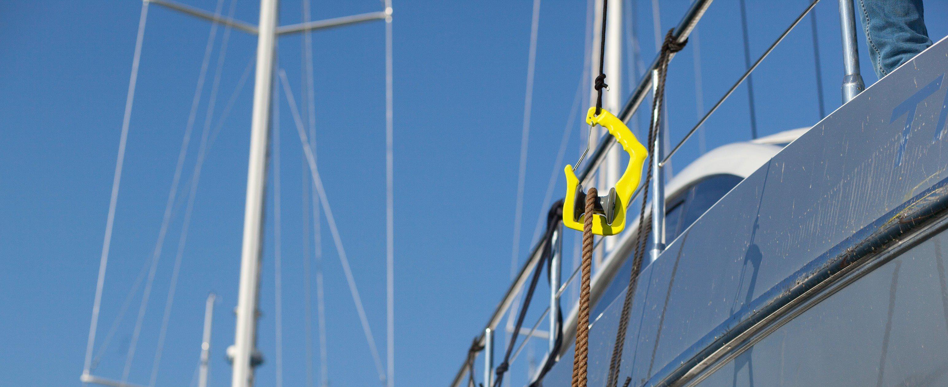 GHOOK European Made Rotating Mooring Hook for Clean and Fast Mooring Line Transfer-Canadian Marine &amp; Outdoor Equipment