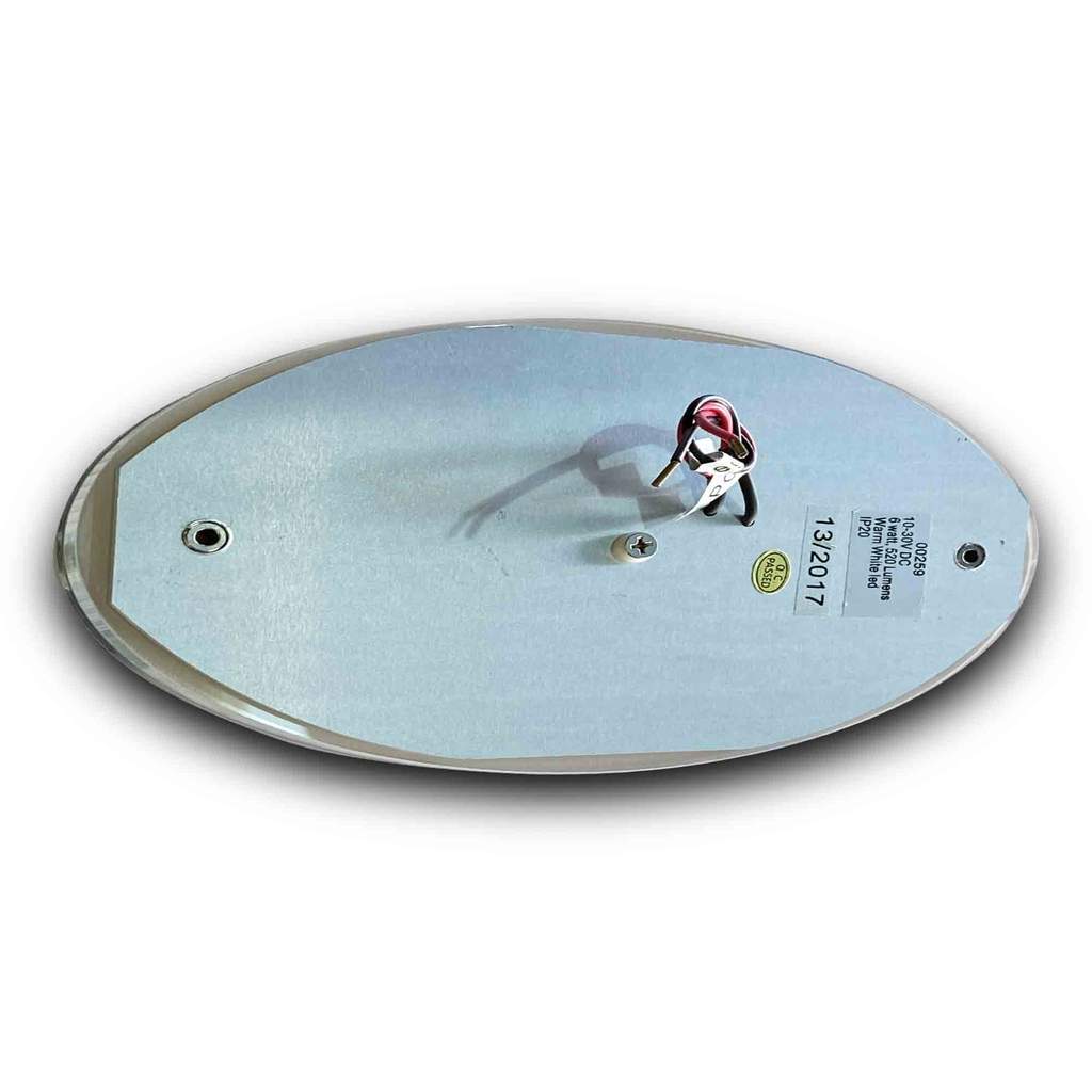 LED Interior Oval Touch Ceiling Light with two color LEDs-Canadian Marine &amp; Outdoor Equipment