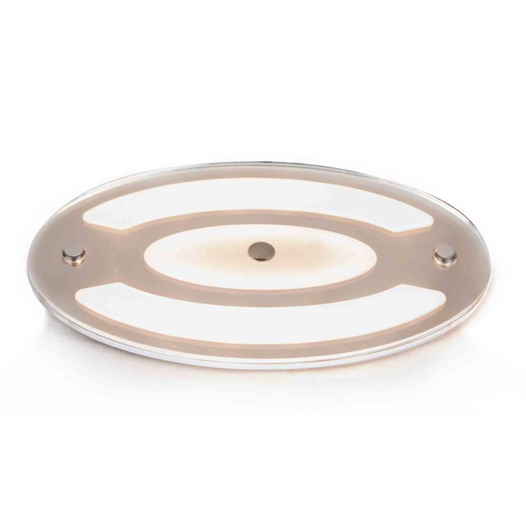 LED Interior Oval Touch Ceiling Light with two color LEDs-Canadian Marine &amp; Outdoor Equipment