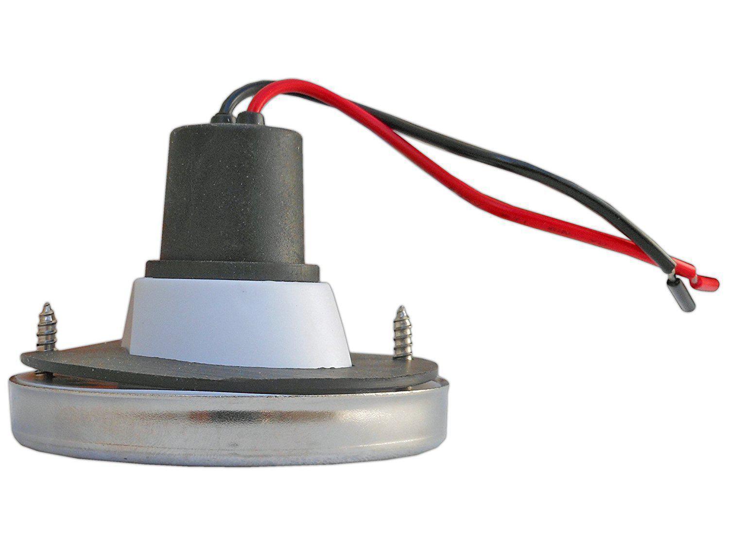 LED Round Stern White Transom Light Flush Mount, 3"-Canadian Marine &amp; Outdoor Equipment