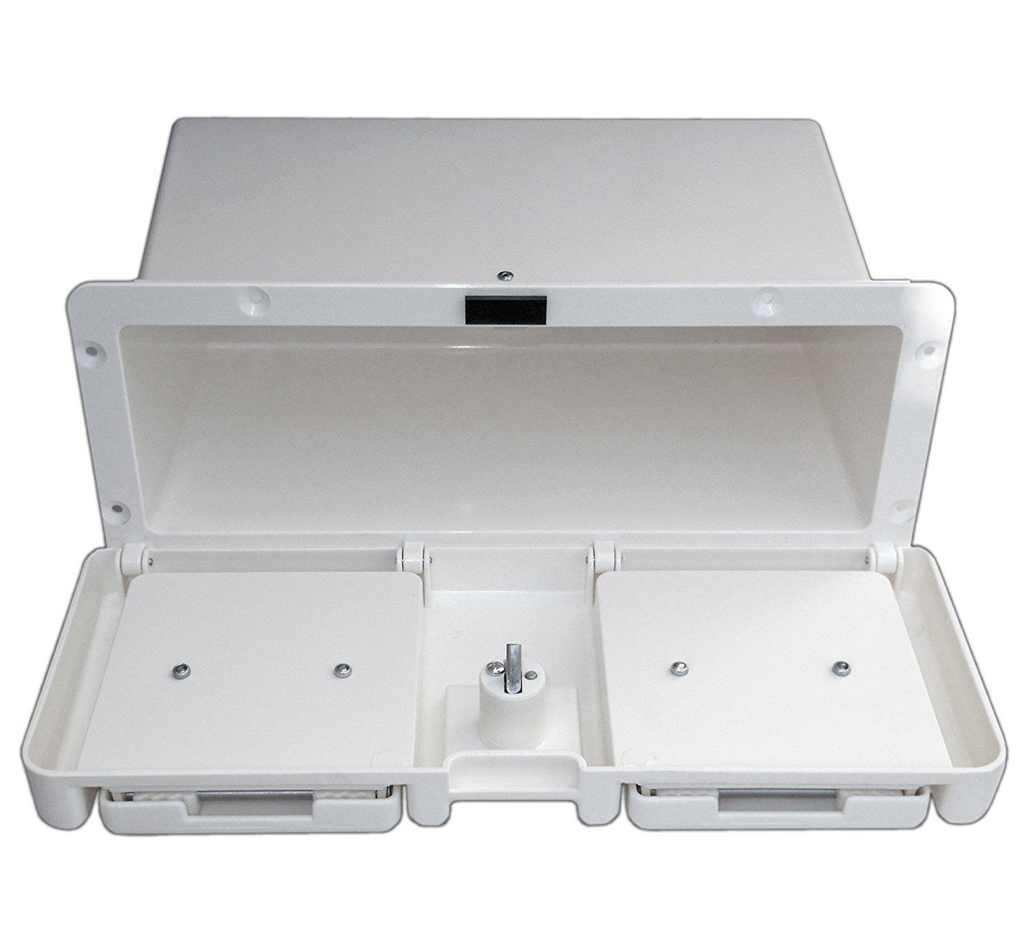 Locking Boat Glove Box with Drink Holder | Five Oceans | Canadian Marine & Outdoor Equipment