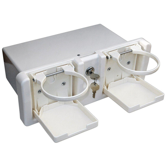 Locking Boat Glove Box with Drink Holder | Five Oceans | Canadian Marine & Outdoor Equipment