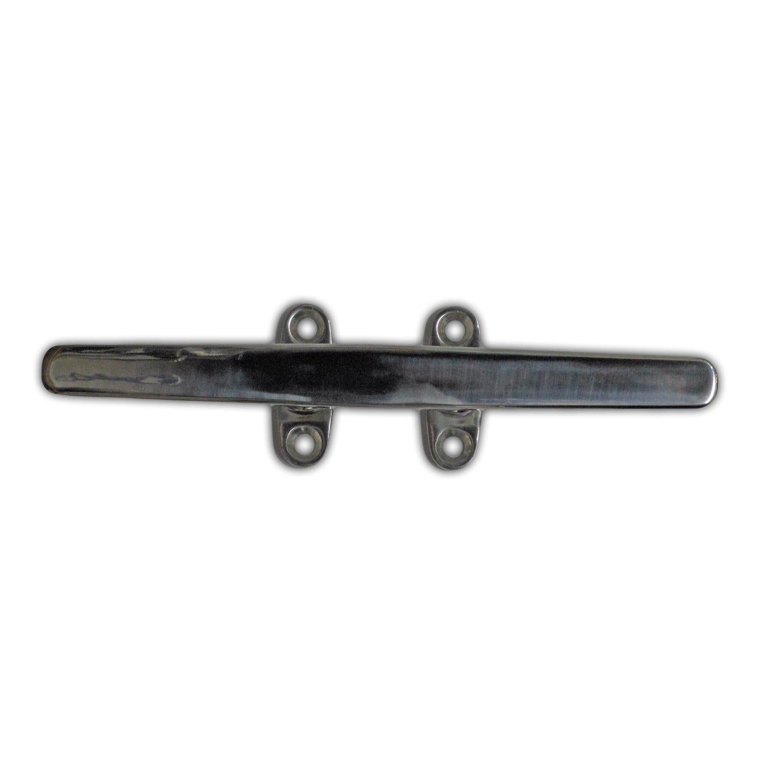 Low Silhouette 8" Open Base Stainless Steel Cleat-Canadian Marine &amp; Outdoor Equipment