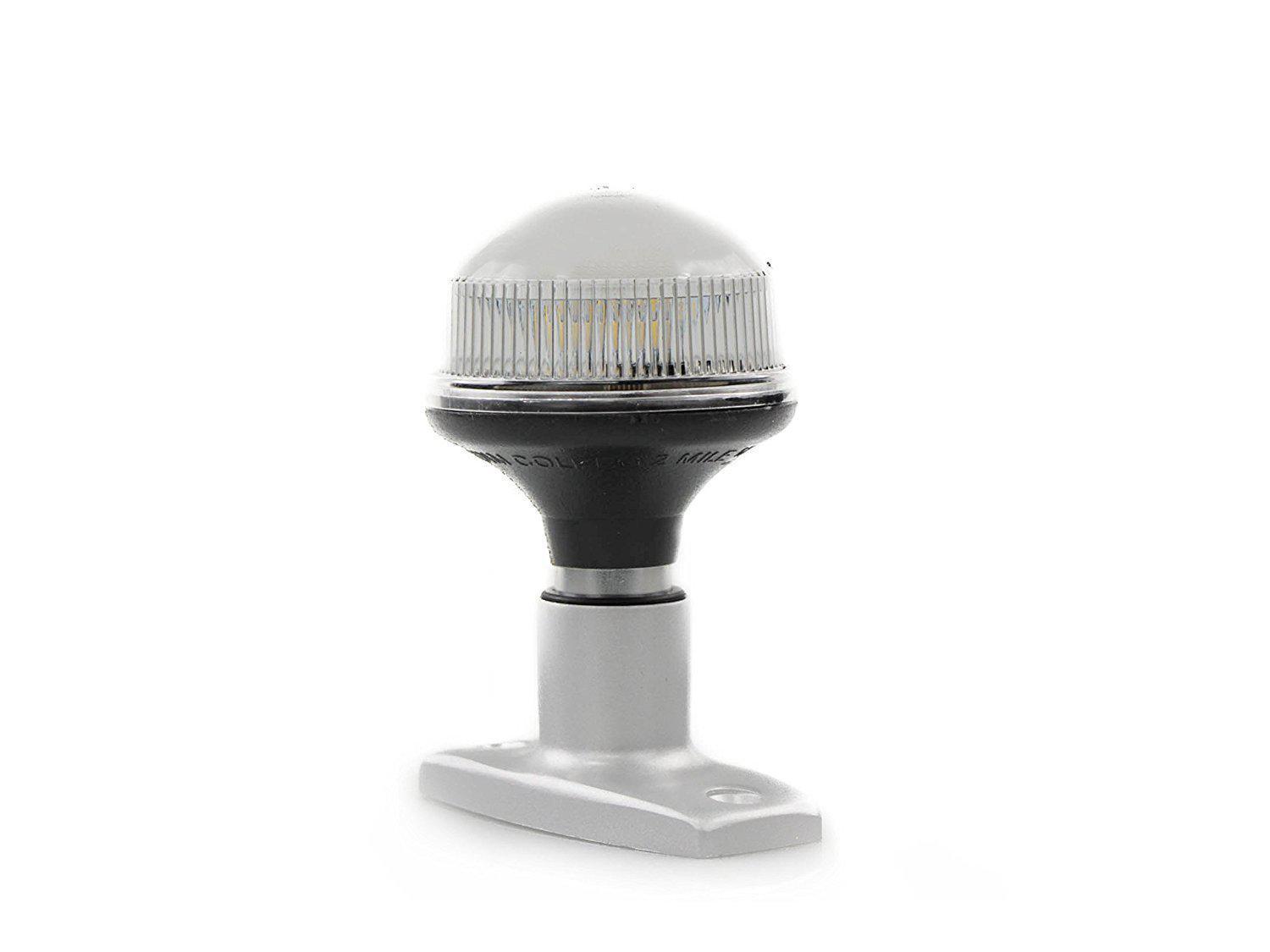 Marine All Round Anchor 360 Degree LED Navigation Light, White 4”-Canadian Marine &amp; Outdoor Equipment