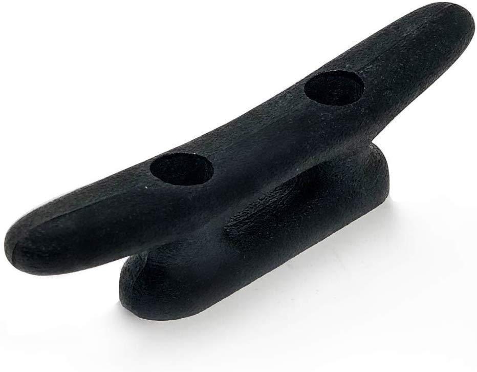 Marine Hollow Black Nylon Open Base Cleat 3" for Boats - Five Oceans-Canadian Marine &amp; Outdoor Equipment
