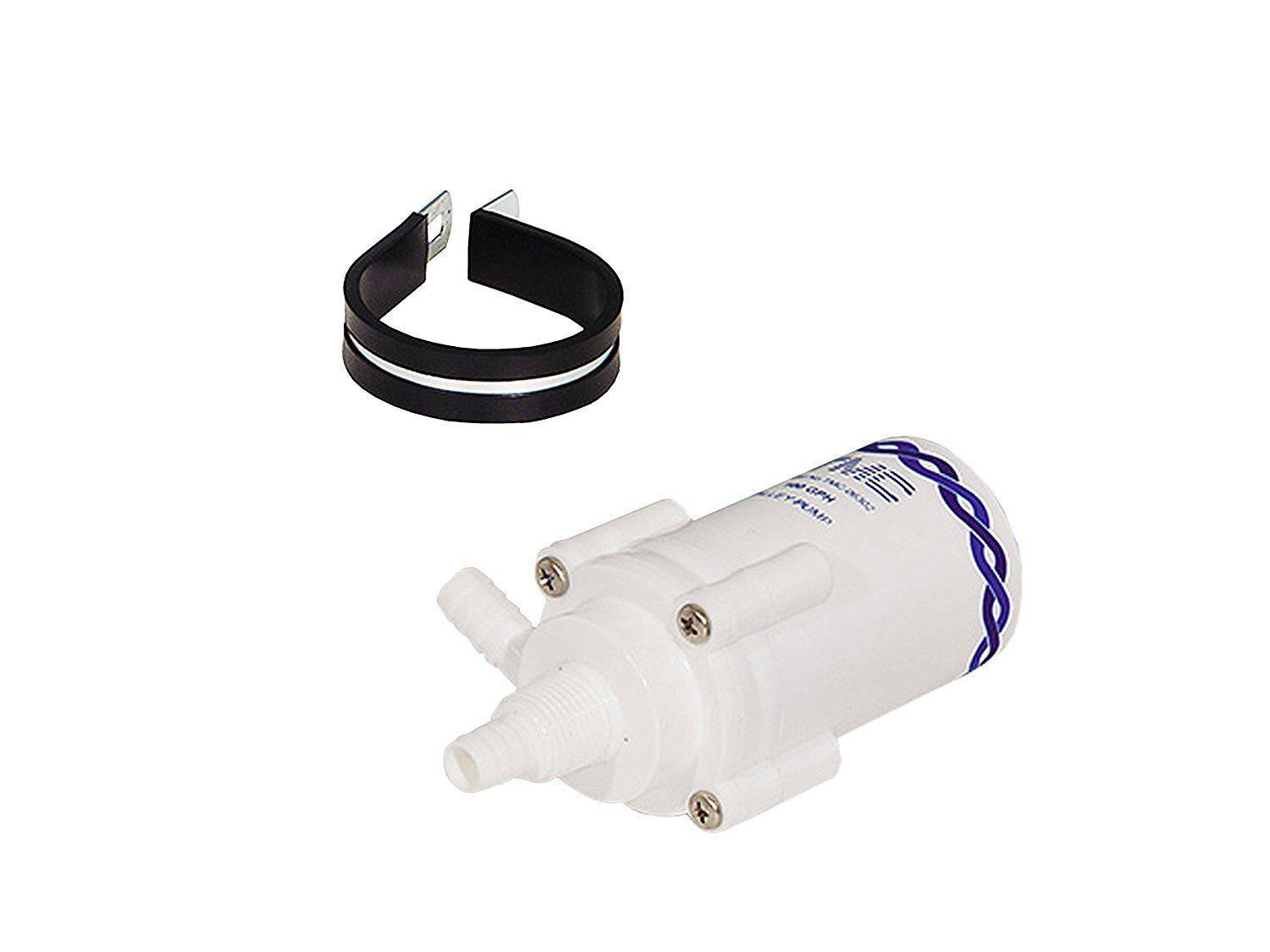 TMC Replacement Electric Galley Water Pump with Mounting Clamp 12V-Canadian Marine &amp; Outdoor Equipment