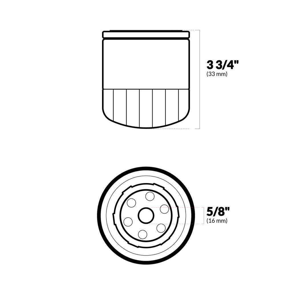 Replacement Fuel Water Separator Filter-Canadian Marine &amp; Outdoor Equipment