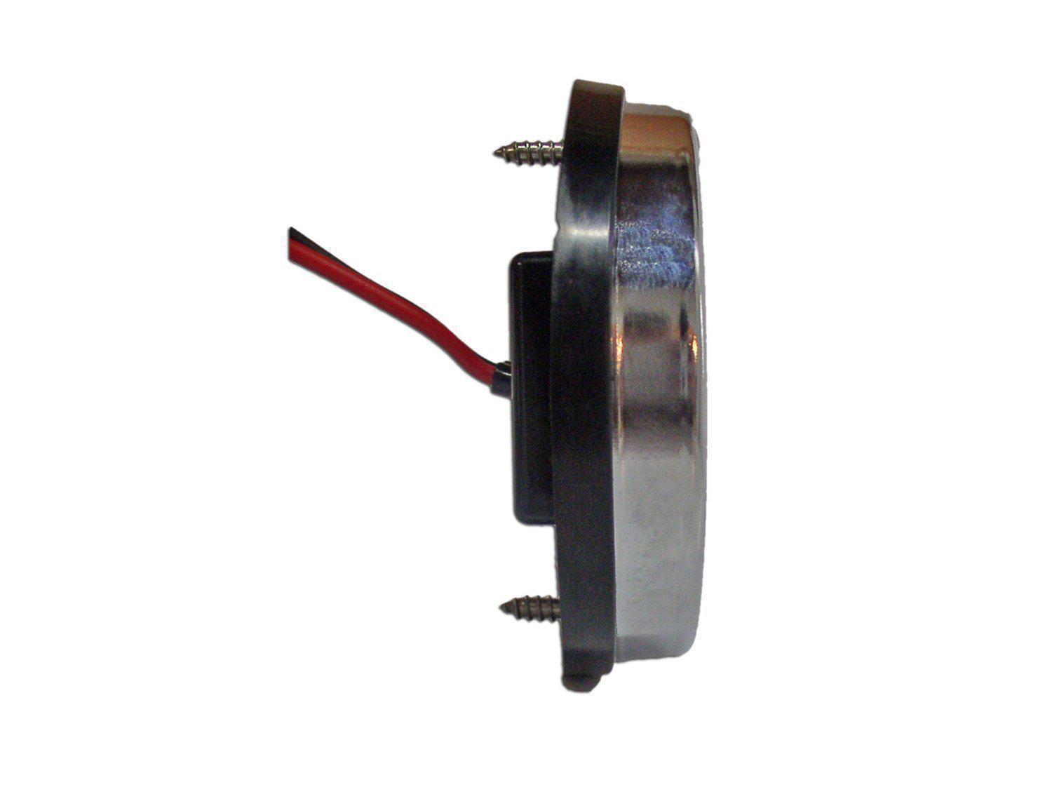 Stainless Steel Round 3" x 2" LED Stern White Transom Light for Boats - Five Oceans-Canadian Marine &amp; Outdoor Equipment