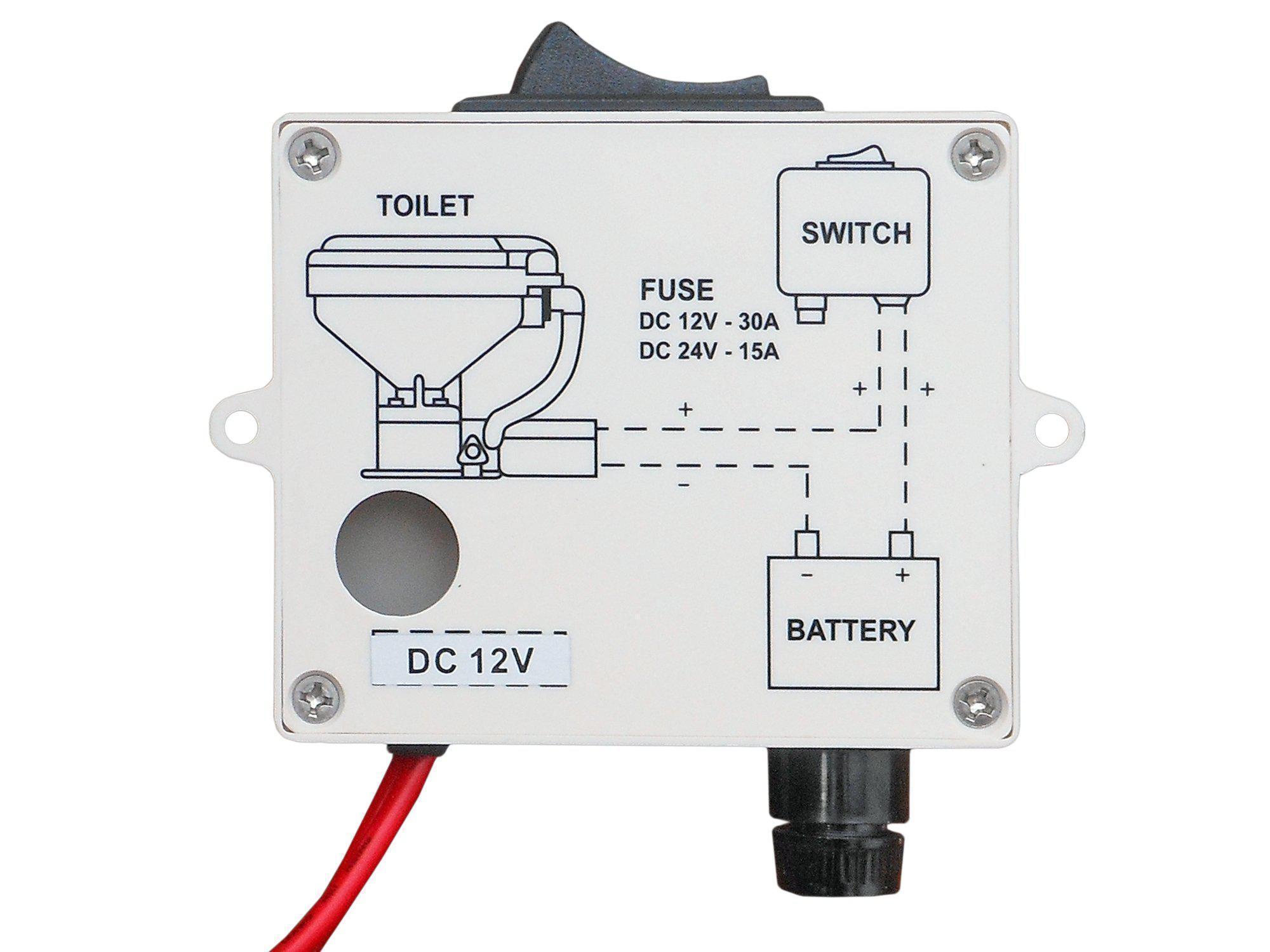 TMC 12V Electric Toilet Macerator Conversion Kit for Marine & RV Use | Canadian Marine & Outdoor Equipment