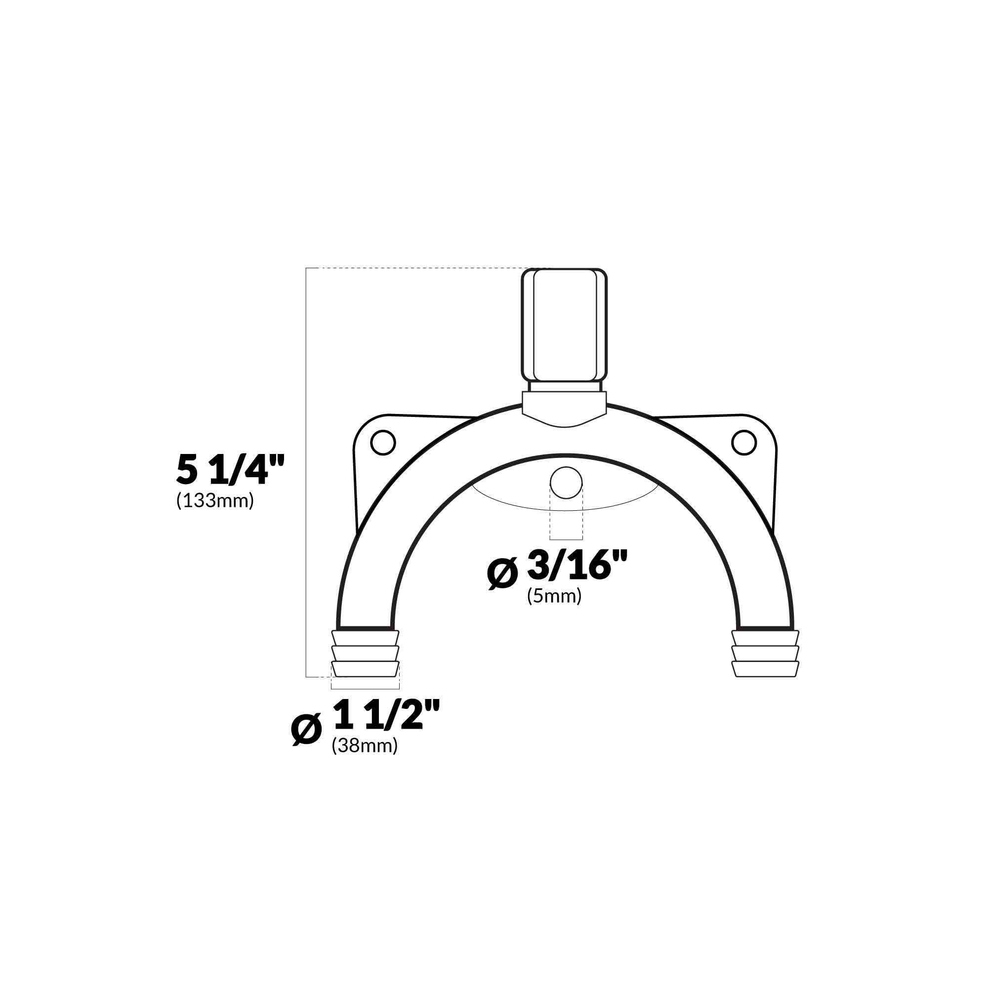 TMC Vented Loop for Marine and RVs Toilet, 1-1/2 inches Hose-Canadian Marine &amp; Outdoor Equipment