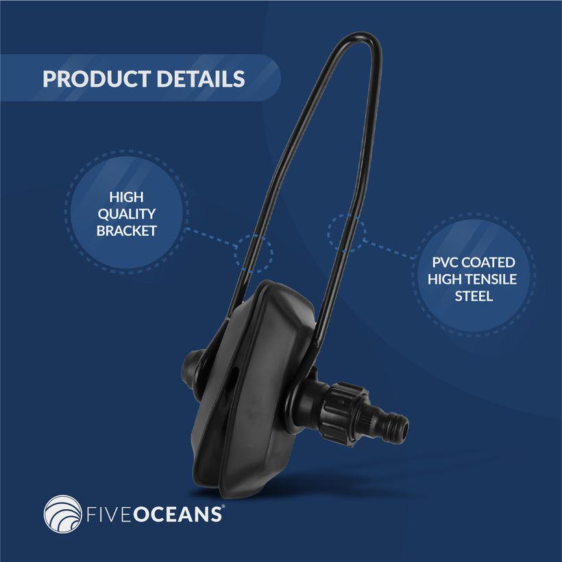 Universal Outboard Motor Flusher, Rectangular Marine Grade Rubber Muffs, For Outboard-I/O Sterndrives, with Garden Hose Connector, Connector-Canadian Marine &amp; Outdoor Equipment